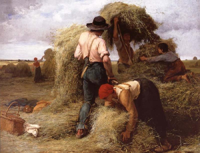 Julien  Dupre The Second Crop oil painting picture